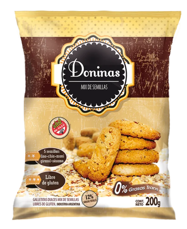 Masitas dulces con semillas