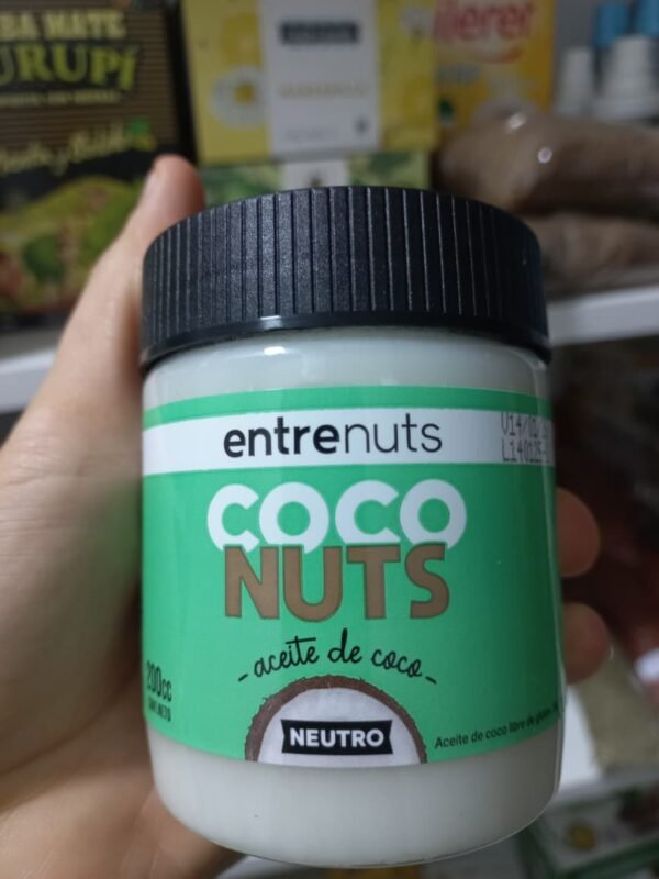 Aceite de coco neutro Entrenuts 200 cc