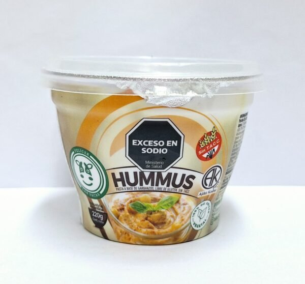 Hummus de garbanzos Felices las vacas