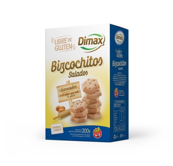 Bizcochitos salados sin tacc Dimax