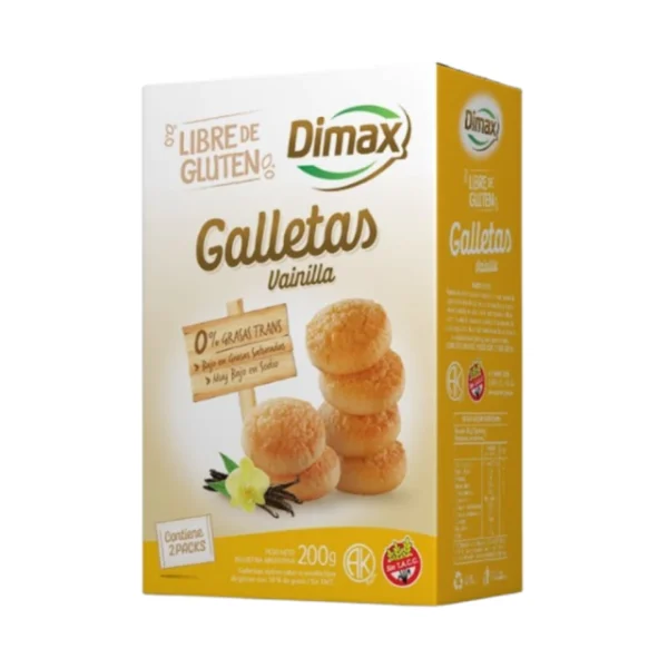 Galletas vainilla sin tacc Dimax