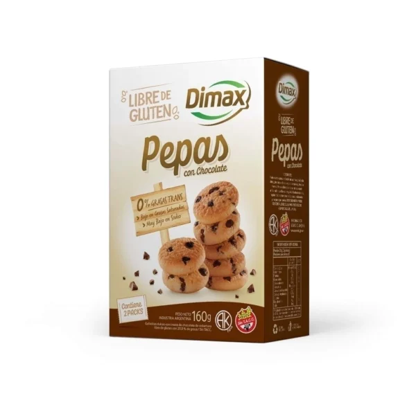 Pepas con chips sin tacc Dimax
