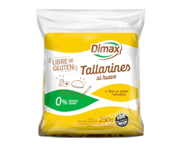 Tallarines frescos sin tacc Dimax